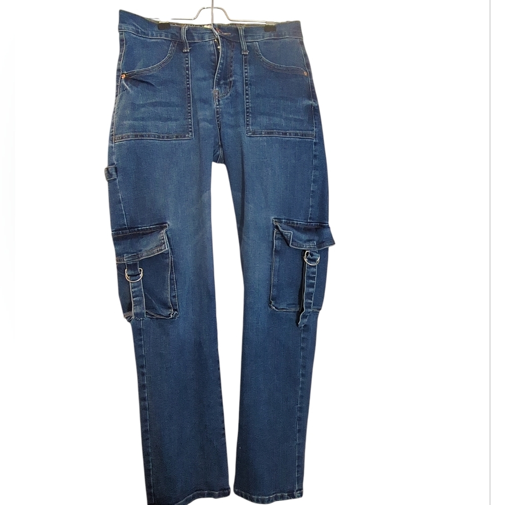 LOVEGEN Blue JEANS Denim Pants Cargo Size 5/28